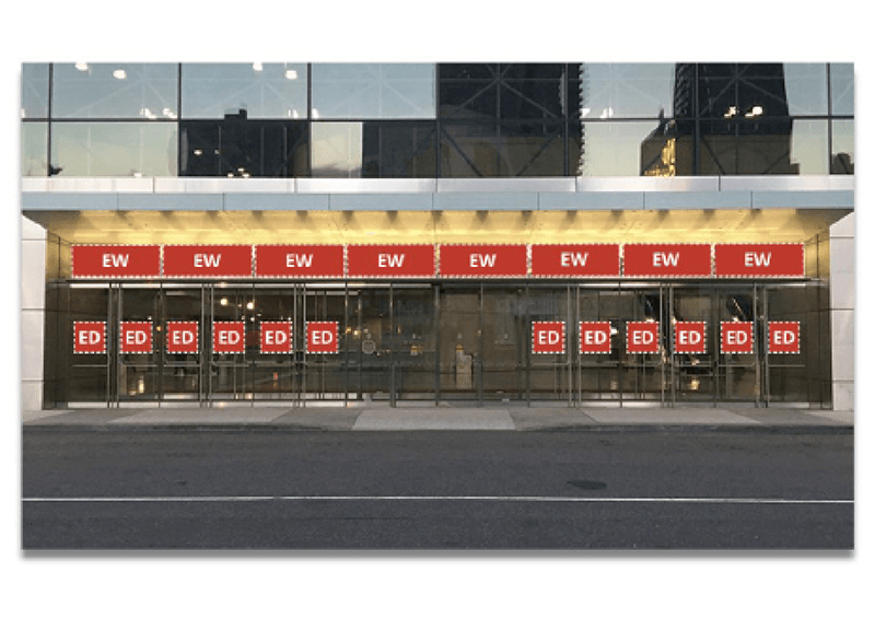 Window Clings - Exterior Windows